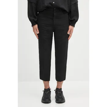 Pánské kalhoty Lněné kalhoty Undercover Pants, M, černá, 99X