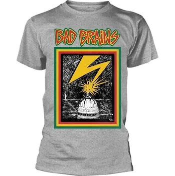 Bad Brains Tričko Logo Grey XL