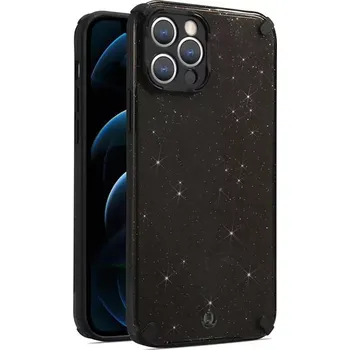Pouzdro na mobilní telefon Pouzdro Armor Glitter Case Xiaomi Redmi Note 10/Note 10S černé