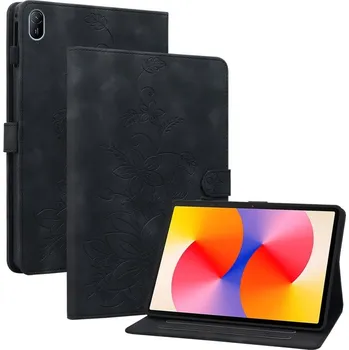 Příslušenství pro tablet VSECHNONAMOBIL 107893 ART LILY Zaklápěcí pouzdro pro Huawei MatePad SE 11 2024 černé