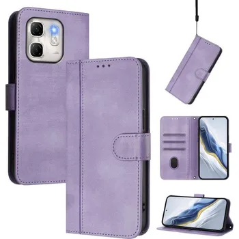 Pouzdro na tablet VSECHNONAMOBIL 108205 LINEAR Peněženkový obal pro Infinix Smart 9 HD fialový