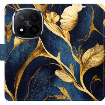 Pouzdro na mobilní telefon iSaprio Flipové pouzdro pro Xiaomi Redmi Note 14 Pro 5G/14 Pro+ 5G  GoldBlue