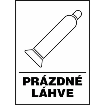 Značení Tlaková láhev PRÁZDNÉ LAHVE - tabulka 140 x 200 mm