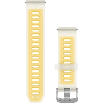 Řemínek na hodinky Garmin řemínek Quick Release 20, silikonový Bone/Mango 010-11251-AS Šířka řemínku: 20