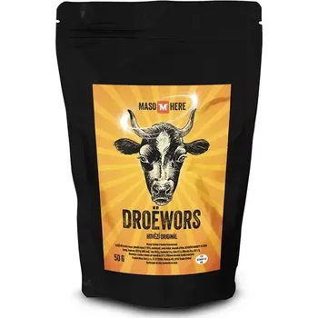 Sušené maso Maso Here Droëwors Hovězí Originál 50g