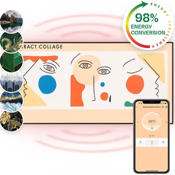 Infrazářič Klarstein Wonderwall Art Smart 700W 60x120cm Obrazový Infrapanel Abstraktní (10041363)