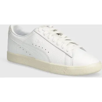 Pánské tenisky Kožené tenisky Puma Clyde Premium, 42.5, bílá, 00X