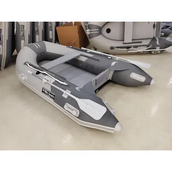 Člun Nafukovací člun Willis boats RY-BD270 v šedo-šedé barvě s nafukovací podlahou