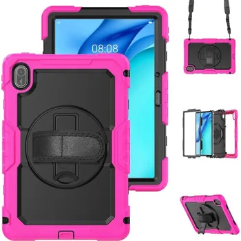 Pouzdro na tablet VSECHNONAMOBIL 107887 SOLID 360 Odolný obal pro Huawei MatePad SE 11 2024 růžový