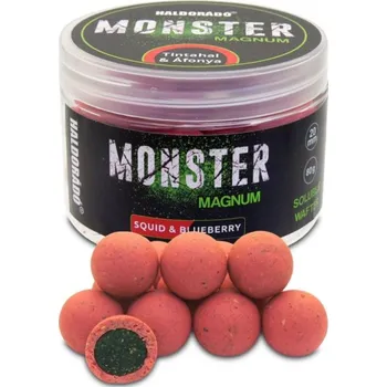 Boilies HALDORÁDÓ HALDORADO Nástrahy na háček Monster Magnum 20mm Squid & Blueberry