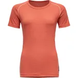 Dámské merino triko Devold Lauparen merino 190 Base Tee WMN coral L