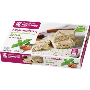 Kandylas Chalva s mandlemi a stévií 200 g