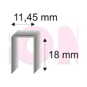 Průmyslová sponka Ron čalounické spony 530/18 Zn M - 4800 ks
