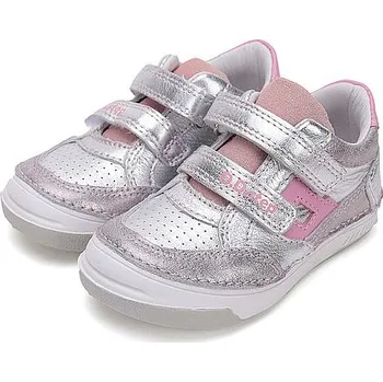 Dívčí tenisky DDSTEP dívčí tenisky S040-51234EM stříbrné 27