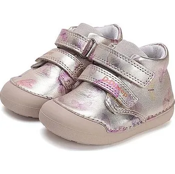 Dětská treková obuv D.D.STEP dívčí kotníčková obuv S066-51151A krémová 23