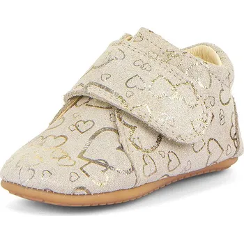 Capáčky FRODDO dívčí botičky pro miminka PREWALKERS G1130017-7 zlaté 22