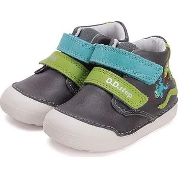 Dětská treková obuv D.D.STEP chlapecká kotníčková obuv S066-51303A tmavě šedá 21