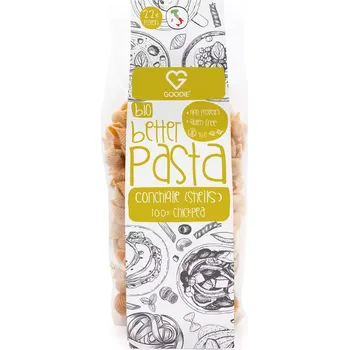 Goodie Těstoviny proteinové - 100% Cizrna - Conchiglie BIO 250 g