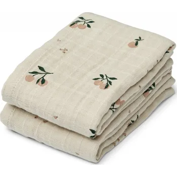 látková plena LIEWOOD Lewis Mušelinové plenky 2 ks Peach/Sea Shell mix