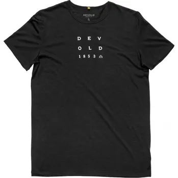 Pánské tričko Pánské merino triko Devold Active "1853" Tee Man black M