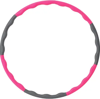 VFstyle růžovo-šedá Skládací obruč Hula hoop Průměr obruče: 68 cm