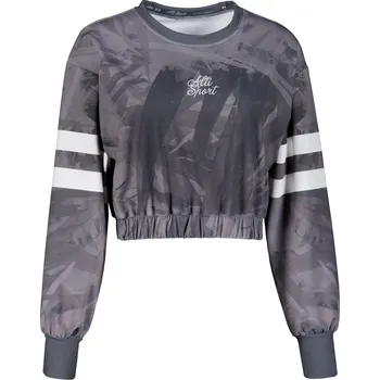 Dámská mikina Dámská funkční cropped mikina premium ALTISPORT VOJ/ALW096MI08 ŠEDÁ XL