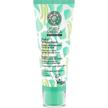 Tělové mléko Natura Siberica Berёza Siberica Polar White Birch Pore Minimising Face Mask 100 ml