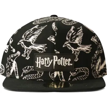 Kšiltovka Kšiltovka Harry Potter: 3D Logo (nastavitelná) černá bavlna