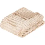 Atmosphera Pruhovaná deka ASTBOX, 130 x 170 cm, béžová
