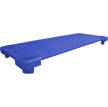 Zahradní lehátko Modré plastové lehátko do školky Rozměr:: 58 x 133 cm