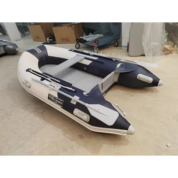 Člun Nafukovací člun Willis boats RY-BD270 v bílo-modré barvě s nafukovací podlahou