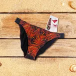 Spodní díl plavek BB708 černá-oranž - Selmark L