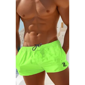 Pánské plavky Pánské plavky koupací šortky Cavicchi CS142 20171 luxusní neónově žluto zelené pánské plavky Roberto Martinelli Velikost: S