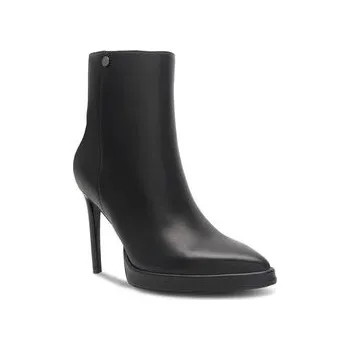 Dámské kozačky Polokozačky Eva Minge CARACAL-0501 Černá 41