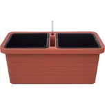 Truhlík BERBERIS samozavlažovací Barva: Terakota, Šířka: 80 cm, Hloubka: 39 cm