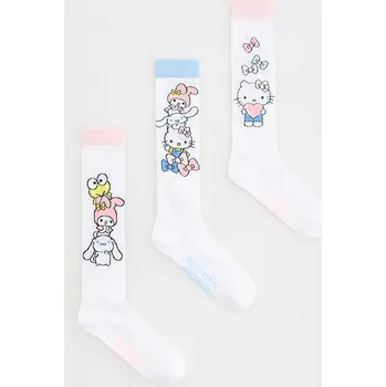 Dívčí spodní prádlo Reserved - Ponožky Hello Kitty 3 ks - bílá - 632EB-00X - 632EB-00X-K28