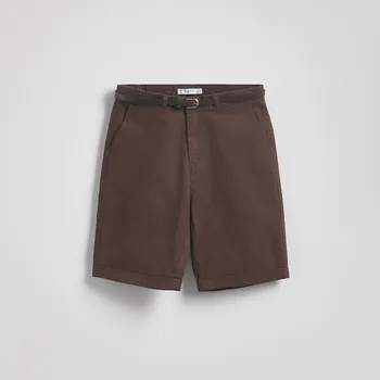 Reserved - Kraťasy chino s páskem - hnědá - 277BV-88X - 277BV-88X-44