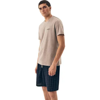 Pánské pyžamo Pánské pyžamo 42618 Dorm - HENDERSON šedá M