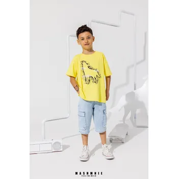 Chlapecké tričko MashMnie chlapecké tričko žluté velikost: 140/146