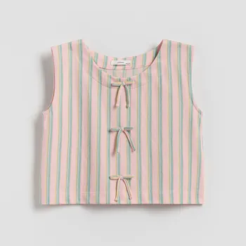 Dívčí tričko Reserved - Halenka s proužky - vícebarevná - 558GW-MLC - 558GW-MLC-134