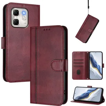 Pouzdro na tablet VSECHNONAMOBIL 108203 LINEAR Peněženkový obal pro Infinix Smart 9 HD bordó