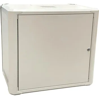 Rozvaděč Rozvaděč Conexpro 19" 9U/400mm, FLAT PACK, jednodílný plechové dveře RCFP-9U-4G-M