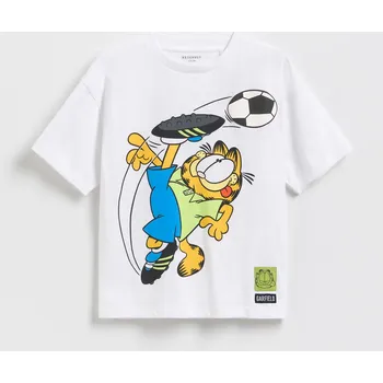 Reserved - Garfield tričko - bílá - 924EG-00X - 924EG-00X-122