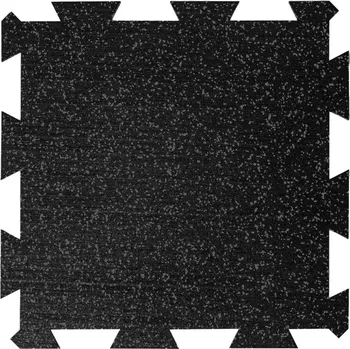 Umělý povrch Mosolut Fitness Puzzle Non-visible 50 x 50 cm, černá s 10% šedým vsypem EPDM - různé tloušťky - 15mm