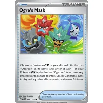 Karetní hra The Pokémon Company Pokémon TCG: Ogre´s Mask 159/167 COSMOS HOLO