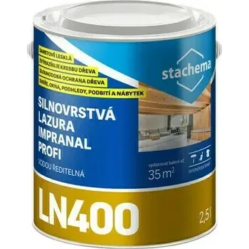 Lak na dřevo LN400 IMPRANAL PROFI - Lazurovací lak silnovrstvý dub 2,5l