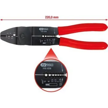 Kleště KS Tools Lemovací kleště, jednoduché 115.1235