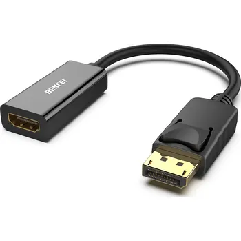 Redukce BENFEI 4K DisplayPort na HDMI adaptér, samec/samice (černý)