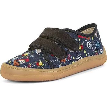 Chlapecká obuv FRODDO chlapecké textilní tenisky CANVAS BAREFOOT G1700379-29 modré 27