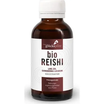 Přírodní produkt Tyroler Glückspilze Reishi (Ganoderma lucidum) Polysacharidy BIO Tekutý Dvojitý Extrakt 100 ml